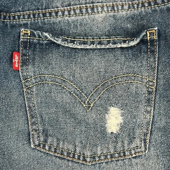 Levi’s Girls Denim Shortalls Size 16 Regular like new - Picture 10 of 12